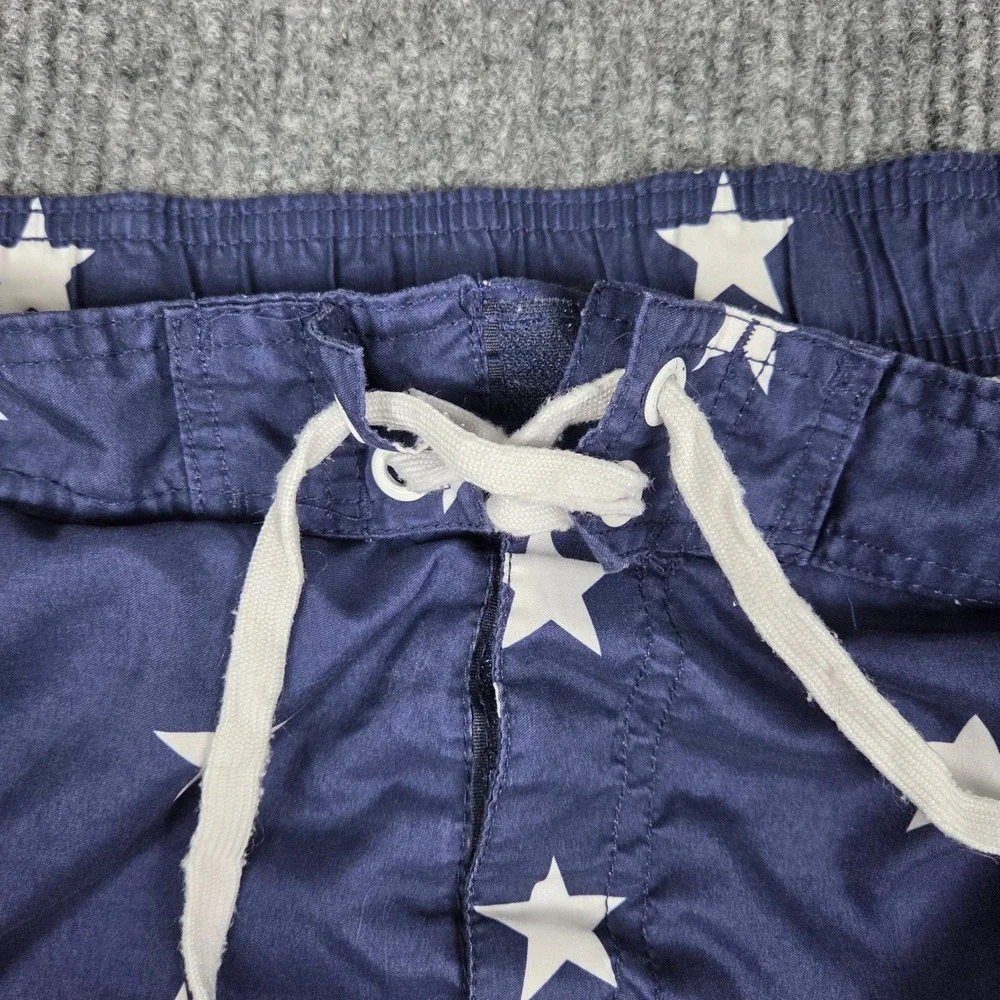 Bioworld Mens American Flag Board Shorts‎ USA Stars Stripes Swim Trunks 2XL